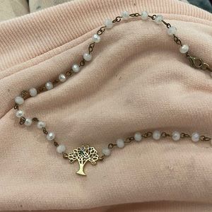 14k plated tree w rainbow zirconia